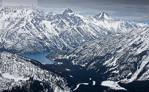 Luftbild  Coast Mountains Kanada  British Columbia  Kanada