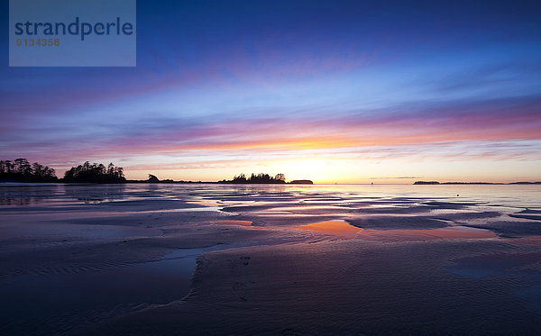 niedrig  Strand  über  Gezeiten  Tofino  British Columbia  British Columbia  Kanada