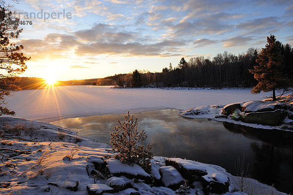 Sonnenaufgang  Kanada