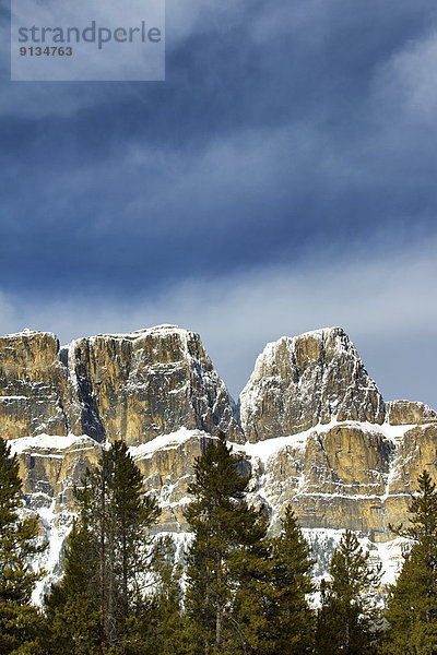 Castle Mountain  Banff National Park  Alberta  Kanada