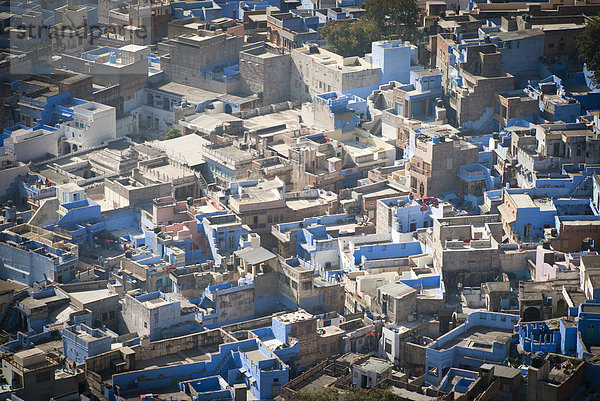 sehen  Großstadt  blau  Festung  Jodhpur