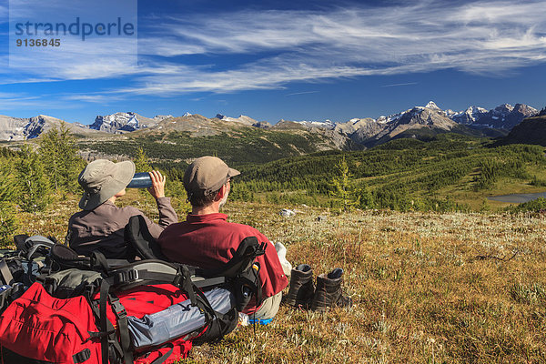 Fröhlichkeit  ruhen  Monarchie  wandern  Ansicht  2  Banff Nationalpark  Rest  Überrest