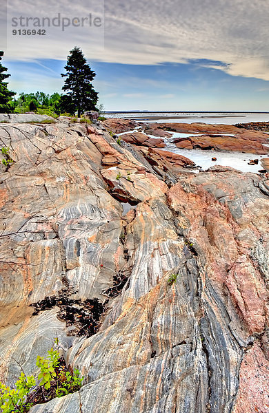 Saint Lawrence River  Kanada  North Shore  Quebec
