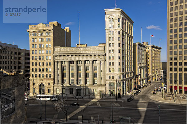 Gebäude  Straße  vorwärts  Kanada  Innenstadt  Erbe  Manitoba  alt  Winnipeg