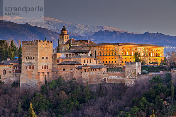 Europa Palast Schloß Schlösser UNESCO-Welterbe Zitadelle maurisch Spanien
