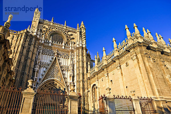 Europa  Tür  Kathedrale  Sevilla  Spanien