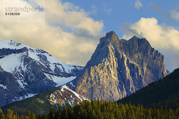 nahe  Ansicht  Berg  Canmore  Alberta  Alberta