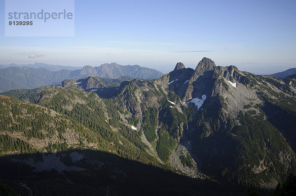 folgen  über  Berg  Geräusch  Kopfbedeckung  Bucht  British Columbia  Kanada  Cypress Provincial Park