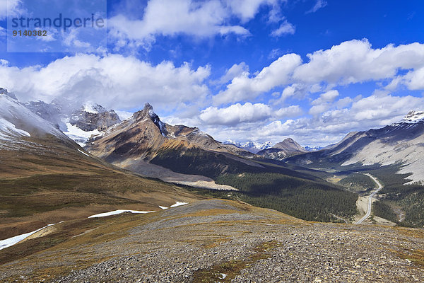 sehen  Banff Nationalpark  Eisfeld  Alberta  Kanada