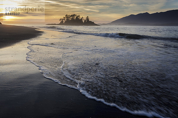 waschen  Küste  Hintergrund  Insel  Ländliches Motiv  ländliche Motive  Clayoquot Sound  Flores  Sonne  Walfänger