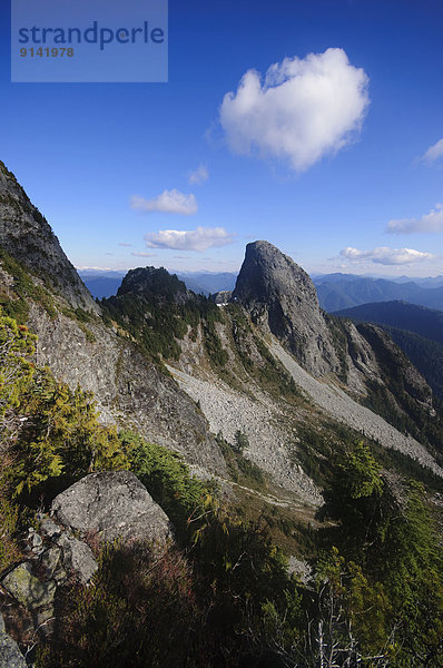 hoch  oben  wandern  British Columbia  Kanada