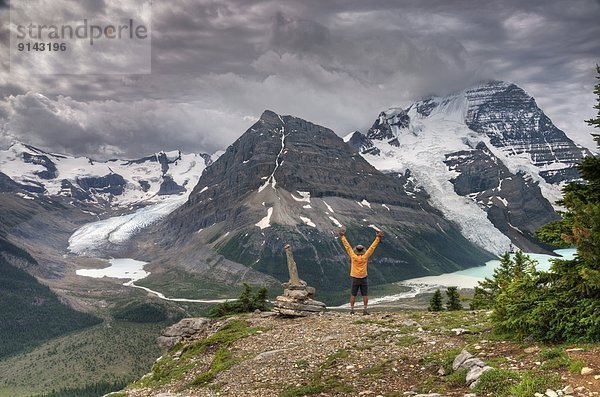Ansicht  Berg  Mount Robson Provincial Park  British Columbia  Kanada