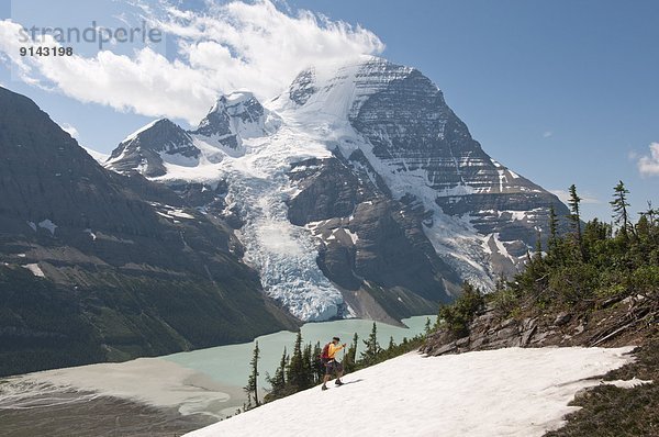 Ansicht  Berg  Mount Robson Provincial Park  Berggipfel  Gipfel  Spitze  Spitzen  British Columbia  Kanada