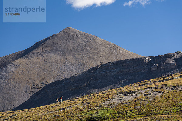 aufwärts  wandern  2  Jasper Nationalpark  Alberta  Kanada