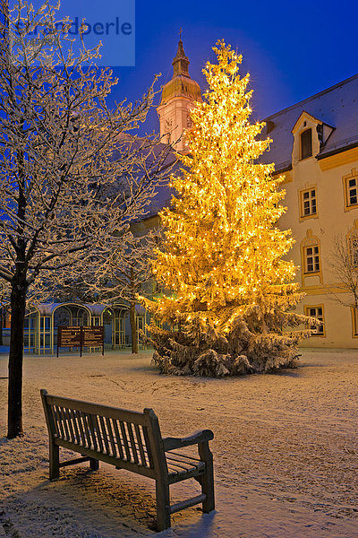 Außenaufnahme  Europa  Baum  Weihnachten  Bayern  Deutschland