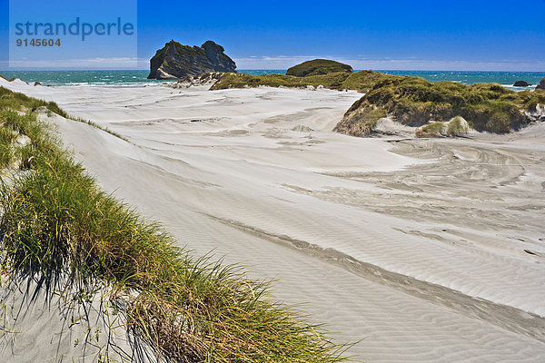 nahe  Strand  Stadt  Meer  Abschied  neuseeländische Südinsel  Neuseeland