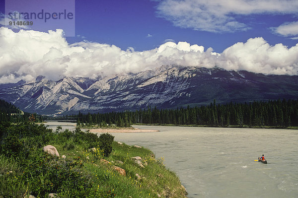 Kanu  Jasper Nationalpark  Alberta  Kanada