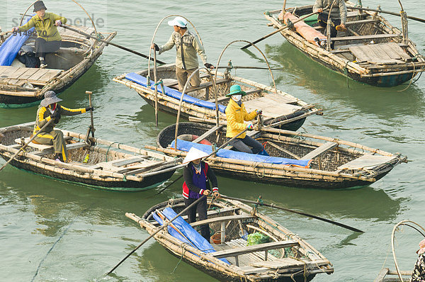 Boot  Passagier  Taxi  warten  Vietnam
