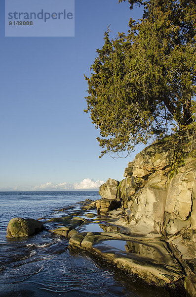 Küste zeigen Ländliches Motiv ländliche Motive British Columbia Kanada Sandstein