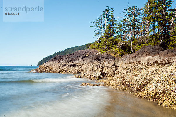 Strand lang langes langer lange Insel Ländliches Motiv ländliche Motive Bucht Vancouver