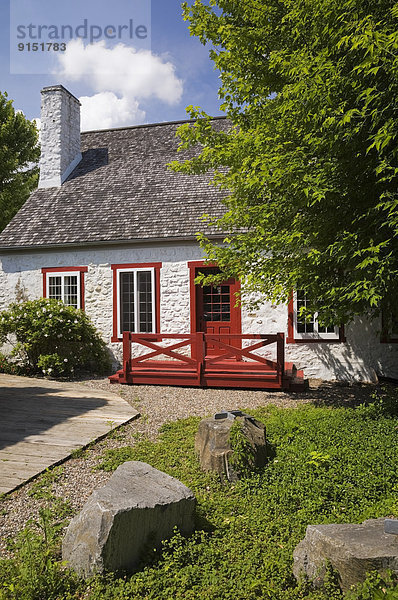 Lifestyle Idee französisch Wohnhaus Geschichte Nachbarschaft aufheben Lanaudière Kanada alt Quebec