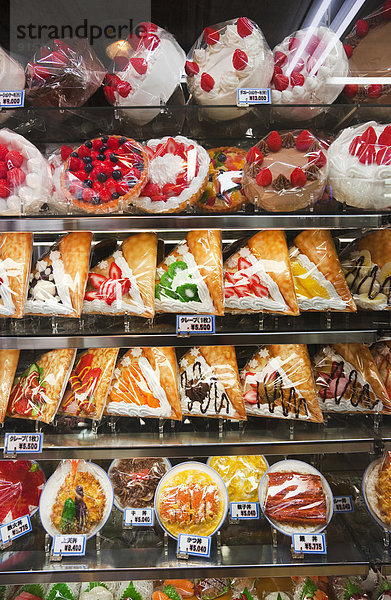 zeigen  Lebensmittel  Tokyo  Hauptstadt  Handel  Kunststoff  Japan