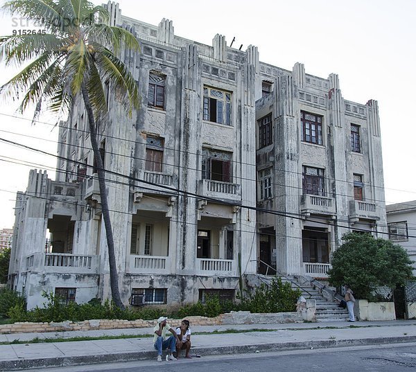 Havanna  Hauptstadt  Gebäude  Kunst  Apartment  Kuba  alt