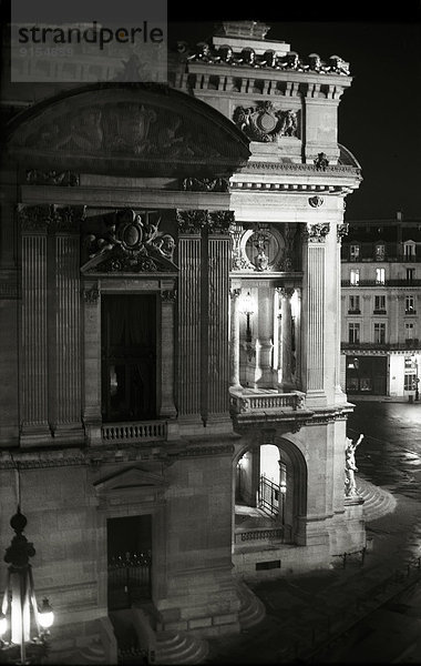 beleuchtet Paris Hauptstadt Frankreich Nacht Gebäude Ehrfurcht Oper