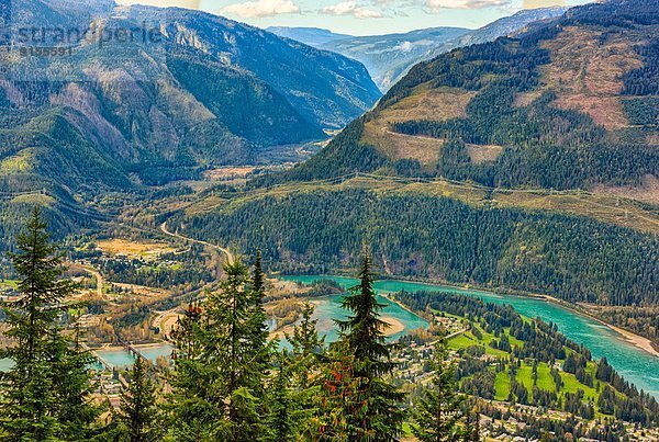 Nationalpark  Himmel  Stadt  Wiese  Ansicht  British Columbia  Kanada