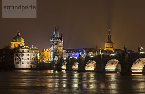 Prag  Hauptstadt  Tschechische Republik  Tschechien  Karlsbrücke