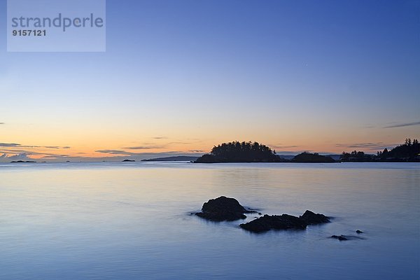 sehen  Sonnenaufgang  zeigen  Nanaimo  Kanada  Meerenge