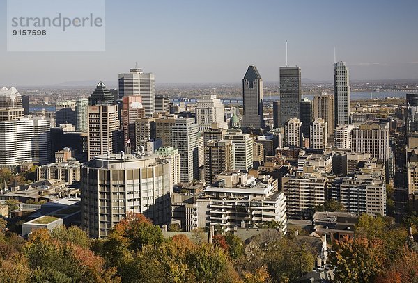 Skyline  Skylines  nehmen  Monarchie  Herbst  Berg  Kanada  Aussichtspunkt  Montreal  Quebec