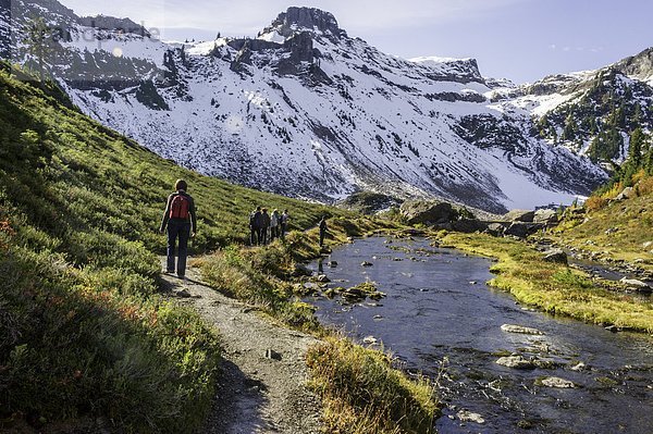 Vereinigte Staaten von Amerika  USA  folgen  wandern  Berg  Bäcker