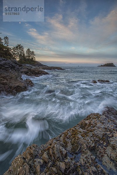 über  Küste  Sonnenaufgang  Gewölbe  British Columbia  Kanada  Kristall  Tierheim