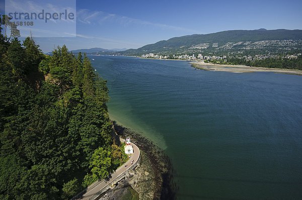 Uferdamm  British Columbia  Kanada  Meeresarm  Vancouver