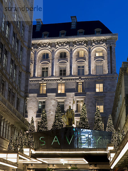 Savoy Hotel  London  England