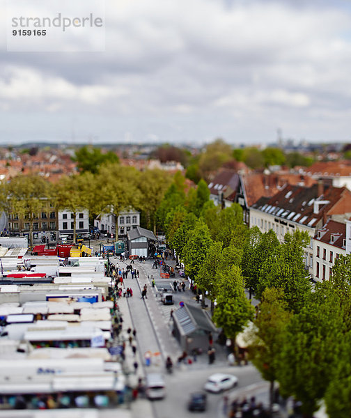 Markt in Brügge  Belgien