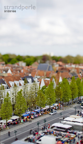 Markt in Brügge  Belgien