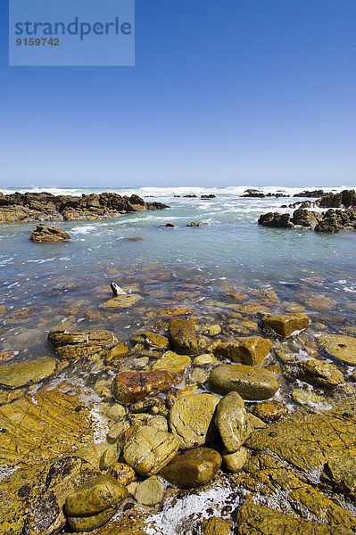 Felsküste am Cape Agulhas  Südafrika