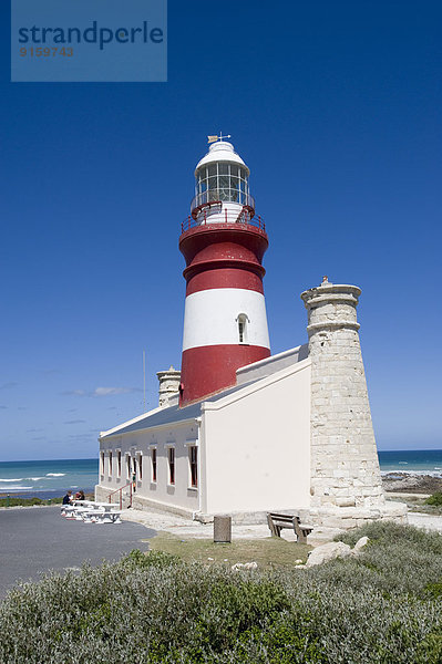 Leuchtturm am Cape Agulhas  Südafrika