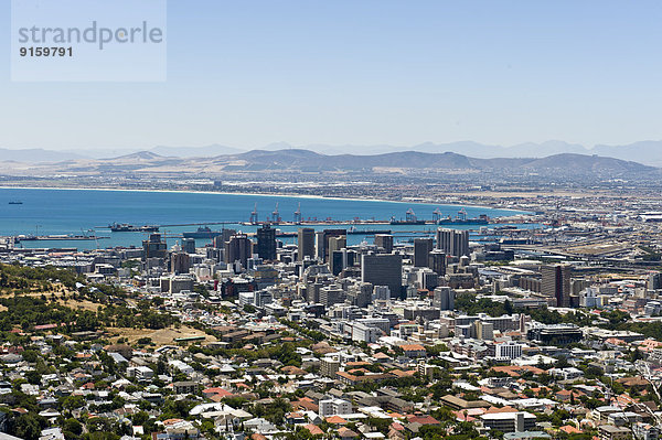 Skyline von Kapstadt  Südafrika