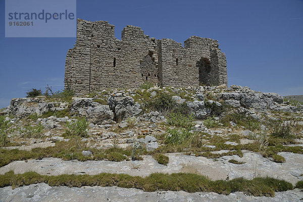 Festung von Tureta  6. Jahrhundert  Insel Kornat  Kornati-Inseln oder Kornaten  Nationalpark Kornaten  Kroatien