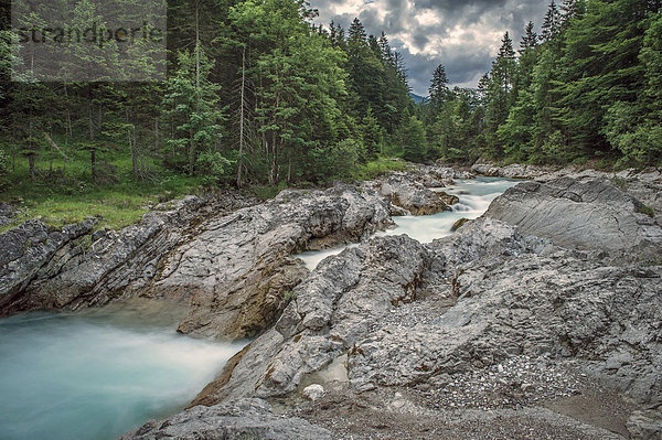 Rißbach  Vorderriß  Lenggries  Hinterriß  Karwendel  Grenzgebiet Oberbayern  Bayern  Deutschland und Tirol  Österreich