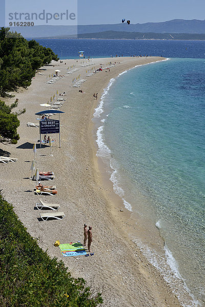 Adriatisches Meer Adria Kroatien Dalmatien Goldenes Horn