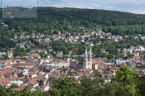 Panorama Kirche Deutschland Meiningen Stadtkirche Thüringen