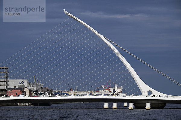 Samuel Beckett Bridge  Dublin  Provinz Leinster  Irland