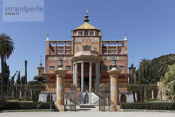 Ehemaliger Königspalast der Bourbonen im orientalischen Stil  Palazzina Cinese oder Casina Cinese  Palermo  Sizilien  Italien
