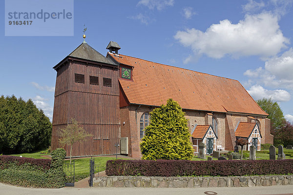 Kirche  Mittelnkirchen  Altes Land  Niedersachsen  Deutschland