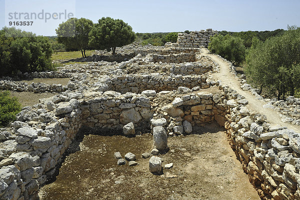 Ausgrabungen  Talayot  Mallorca  Balearen  Spanien