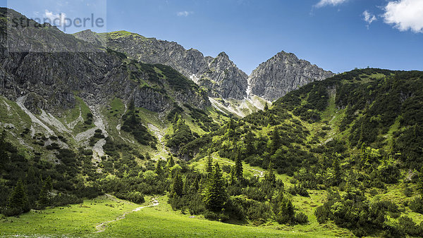 Geisalphorn  Geisalptal  Allgäuer Hochalpen  Bayern  Deutschland